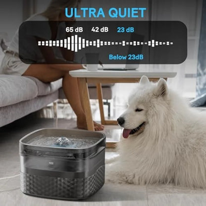 9L Large Dog Water Fountain
