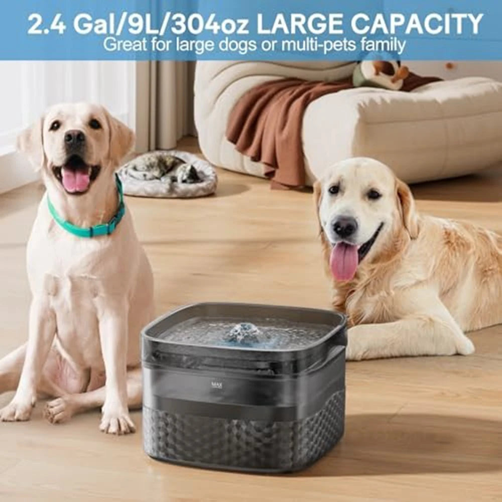 9L Large Dog Water Fountain
